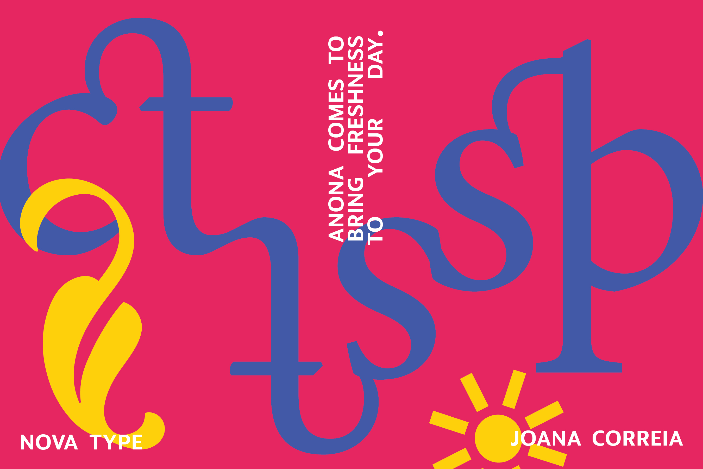 Anona pink print layout