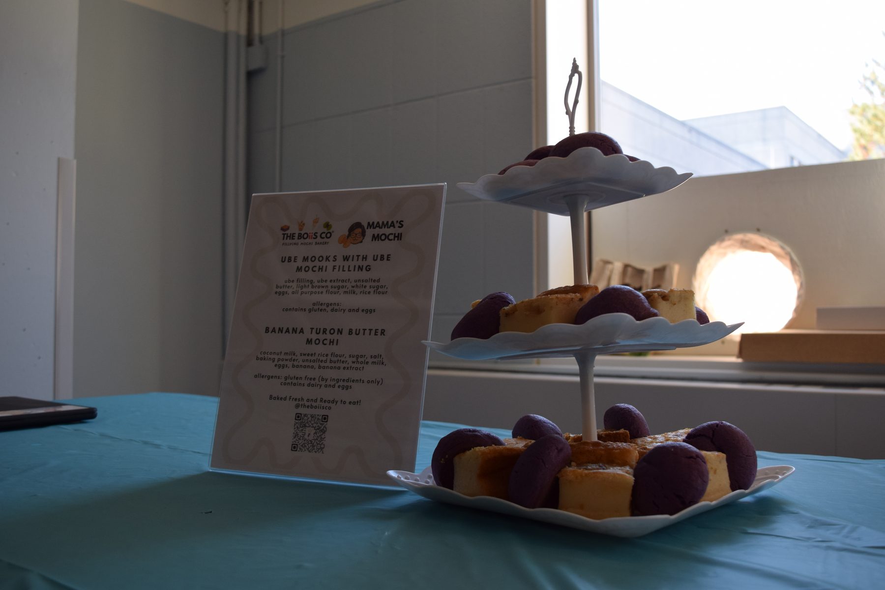 Food table at the Filipino Community Conference