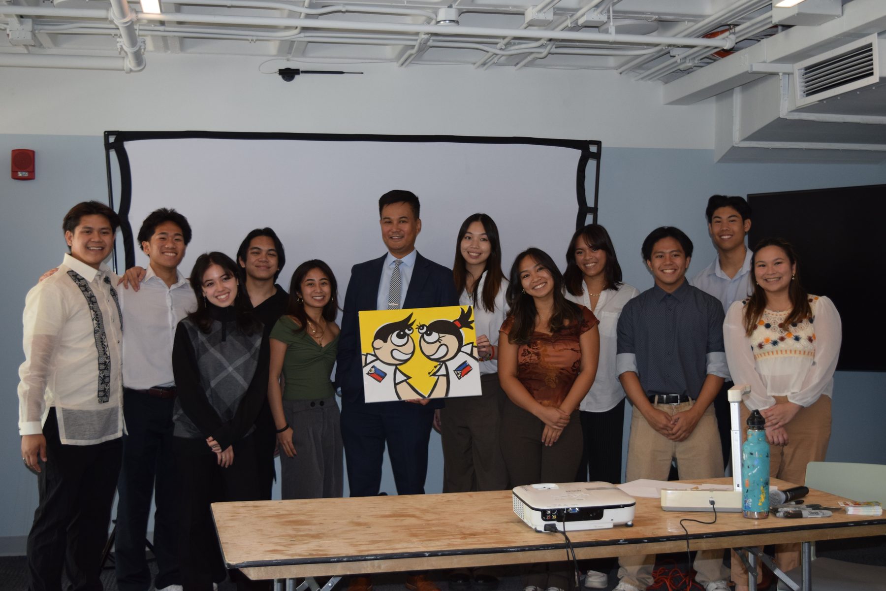 Barkada e-board with a Filipino Community Conference speaker