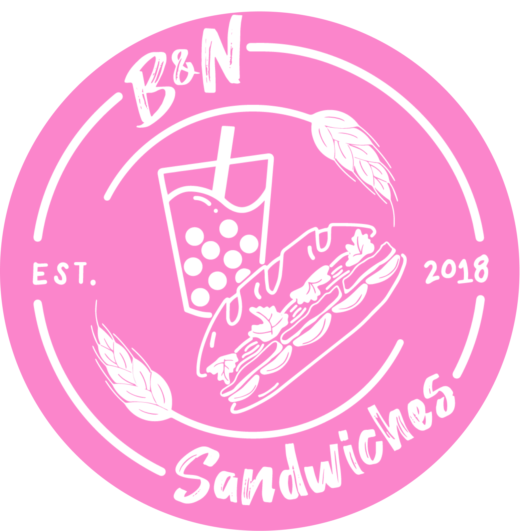 B&N logo pink