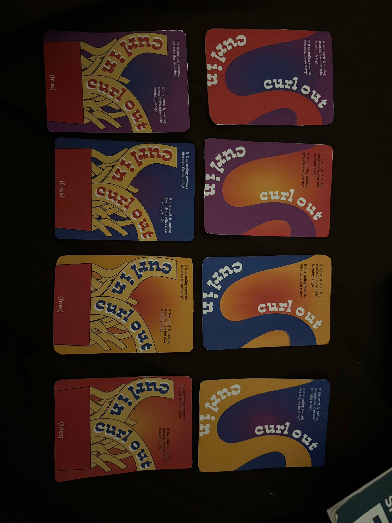 Card variants in rows