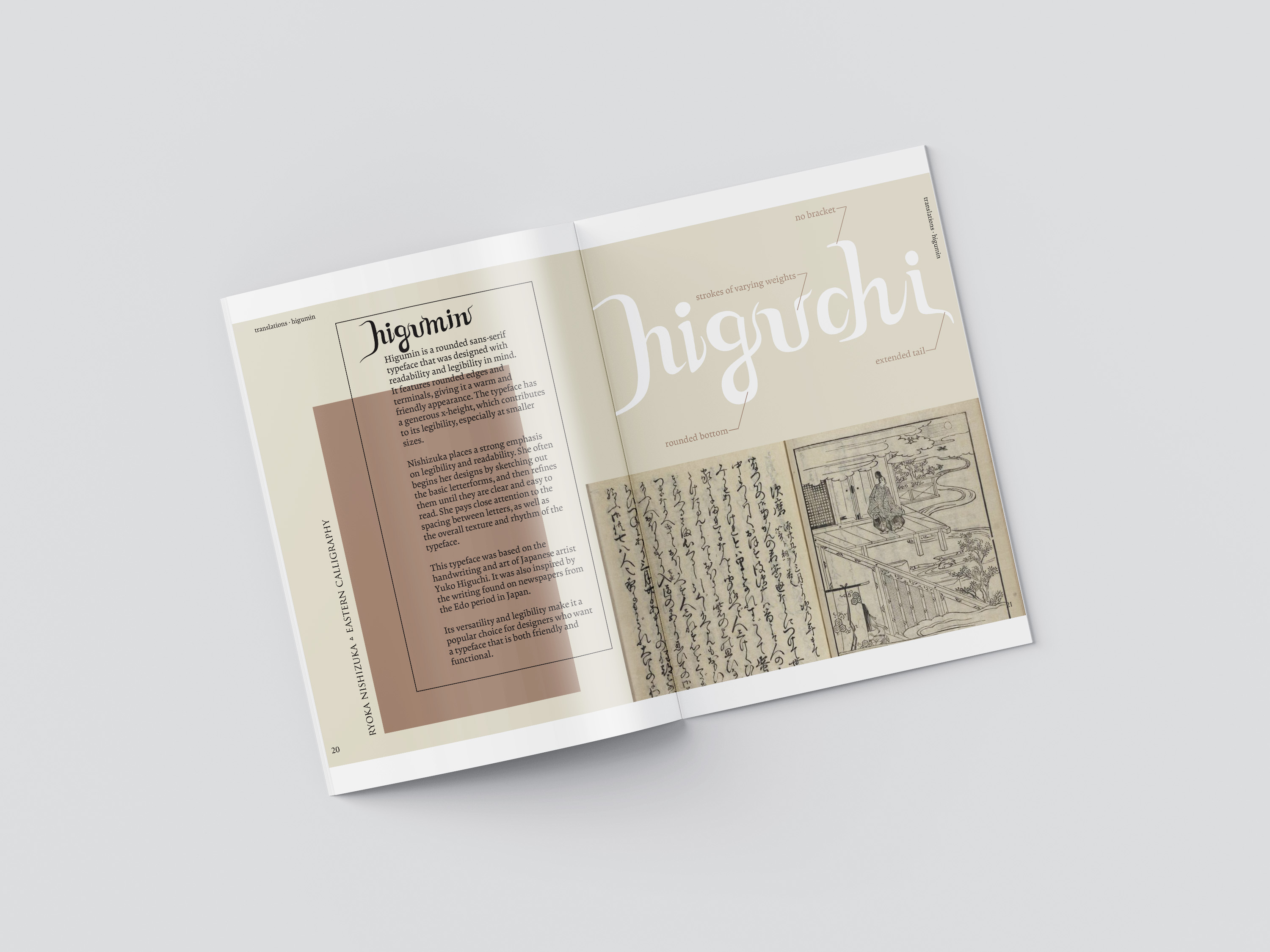 Translations typography booklet