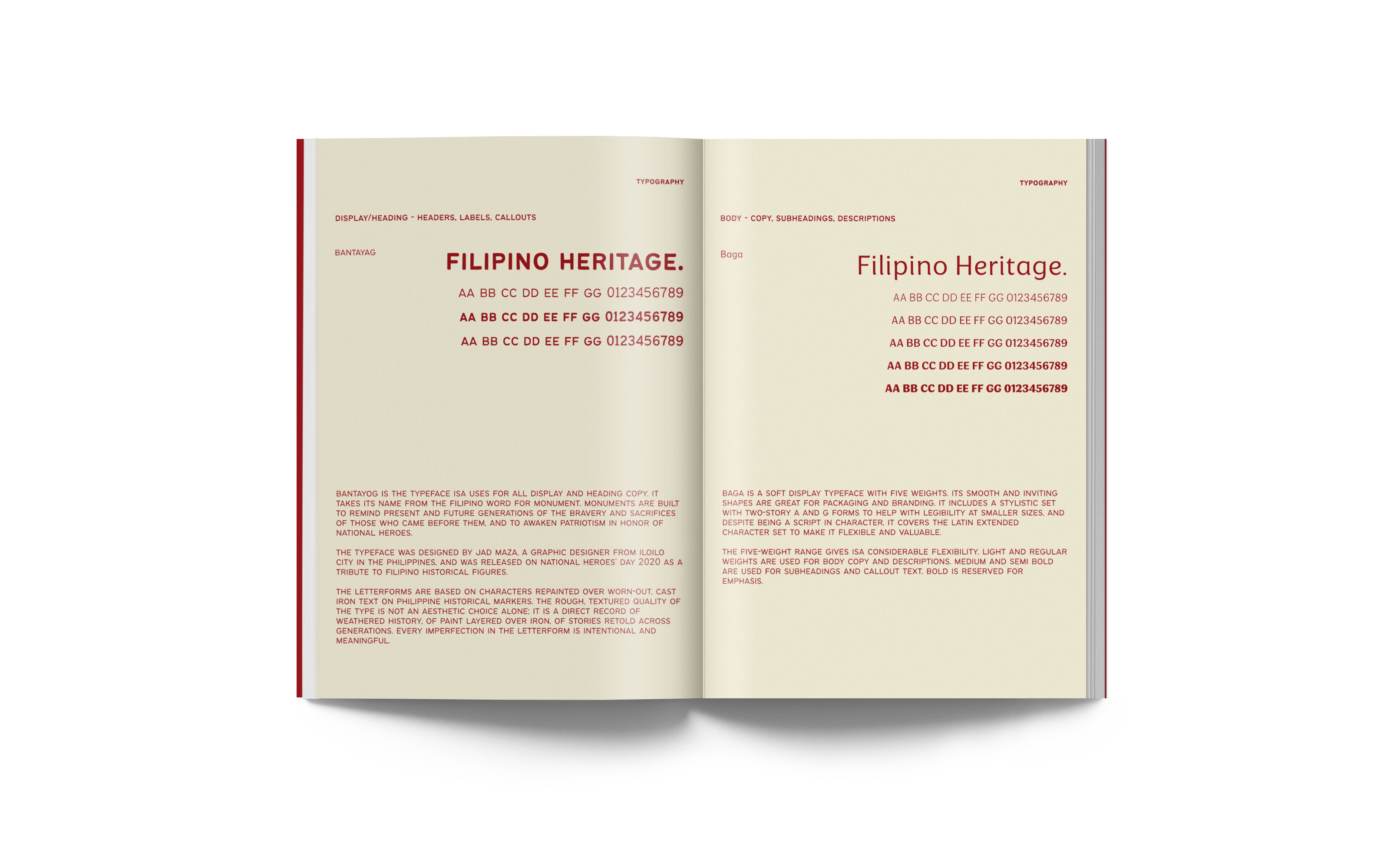 ISA typography system