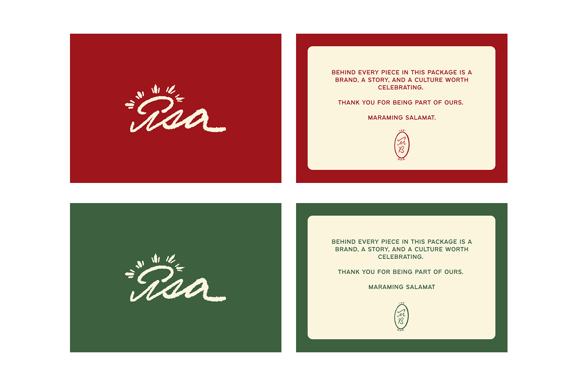 ISA thank you cards