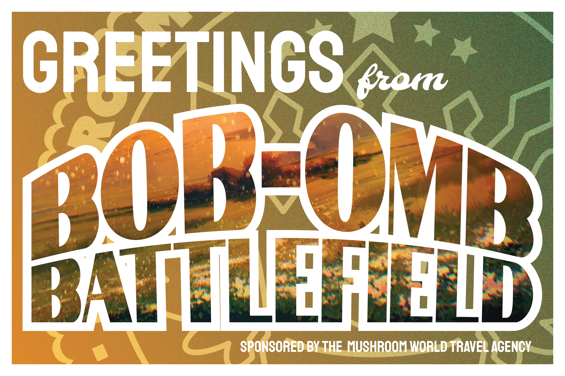 Bob-omb Battlefield postcard