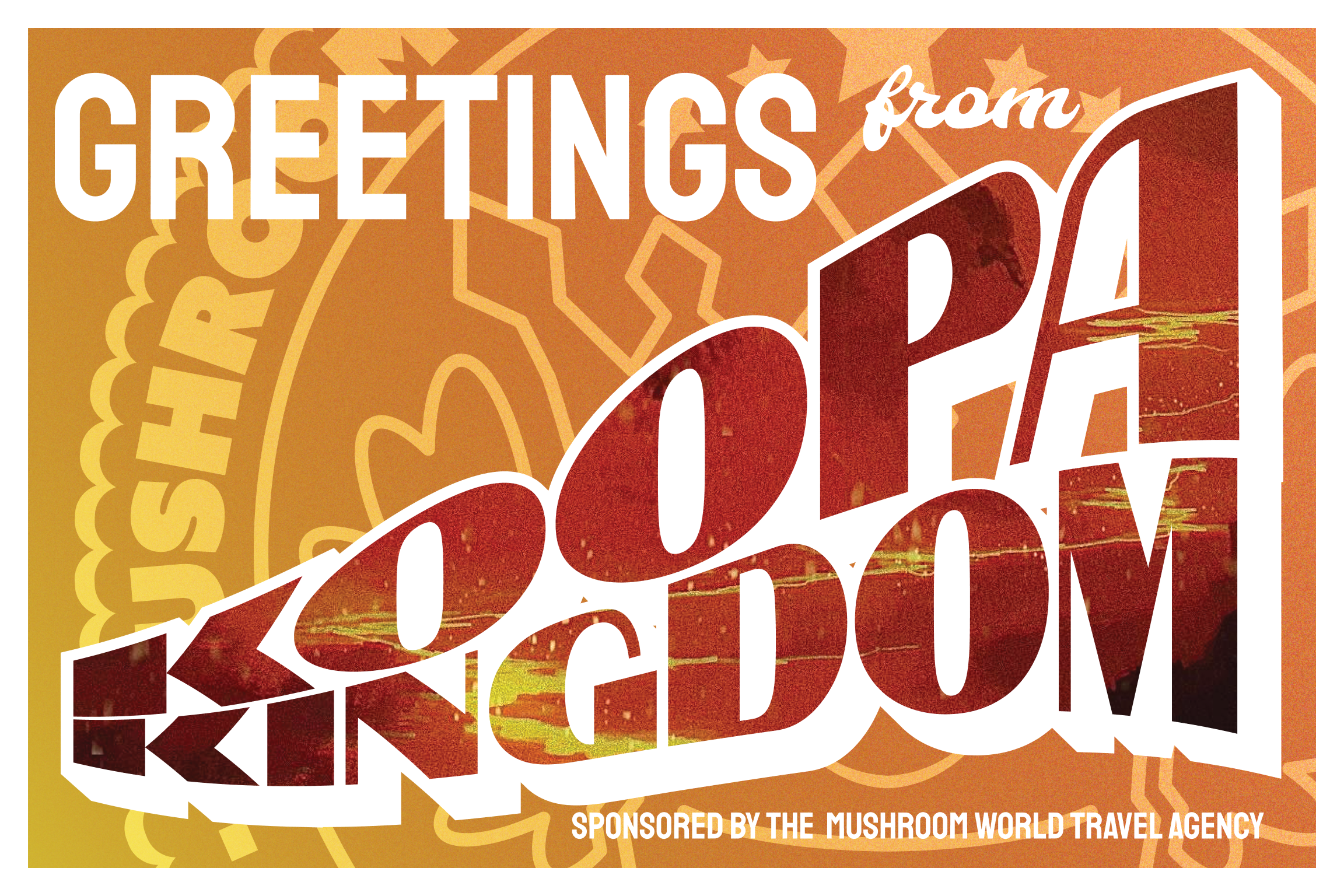 Koopa Kingdom postcard